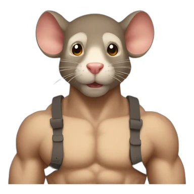 Rat Musclé sticker