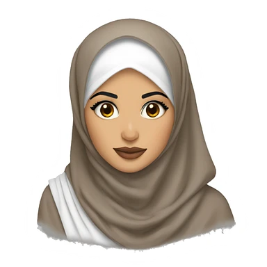 Brown Kylie Jenner as a hijabi  sticker