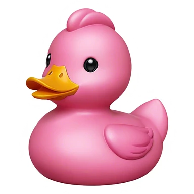 Strawberry rubber duck sticker