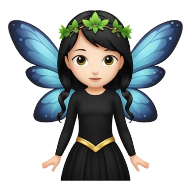 Back clothes fairy  sticker