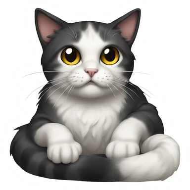 Cat with death x sticker
