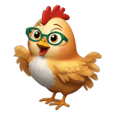 chicken little sticker