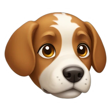 Dog with love sticker