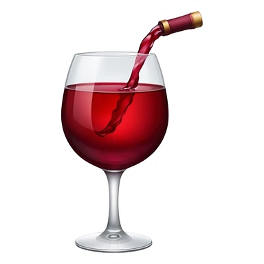 red wine sticker