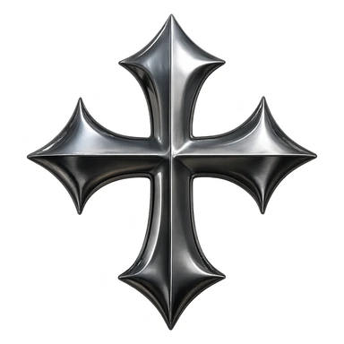 gothic object, reflective and gothic sticker