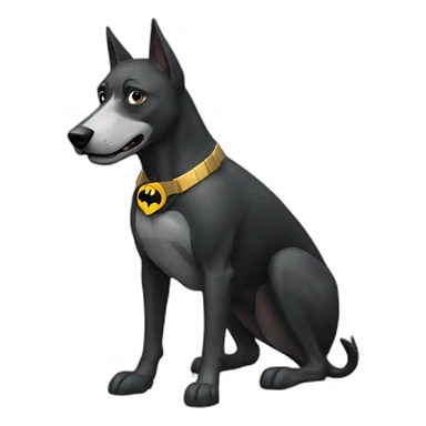 Batman with greyhound sticker