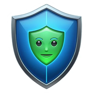 generate cyber shield emoji and different  hack symbols sticker