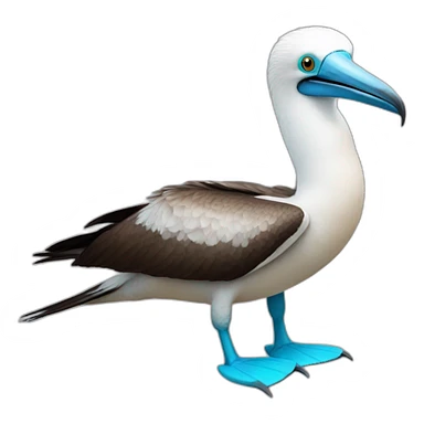 blue footed booby sticker