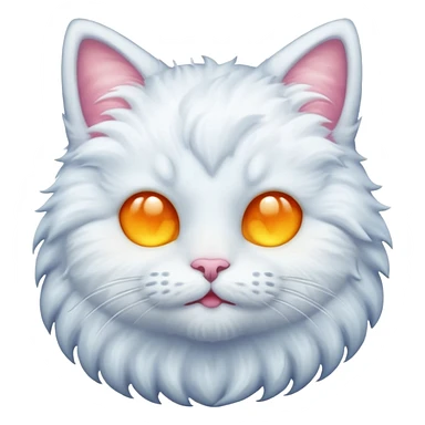 cat made of moon emoji sticker
