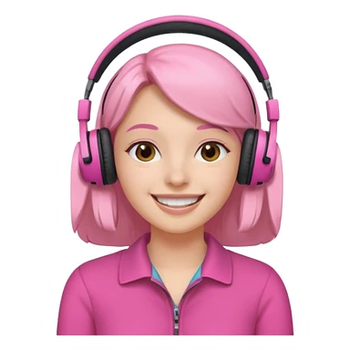 pink video call sticker