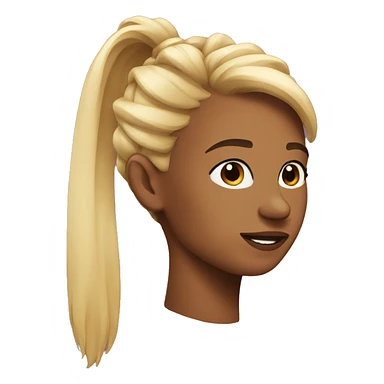 Add ponytail sticker