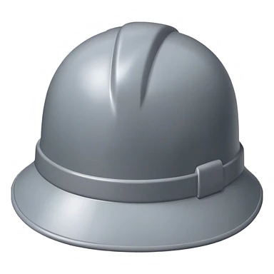  grey hard hat sticker