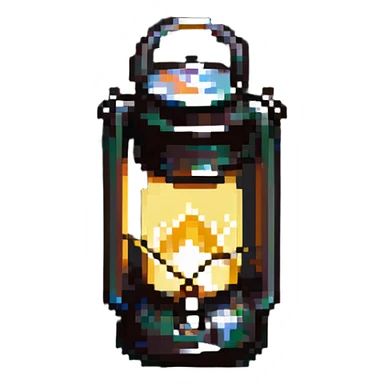 camping lantern sticker