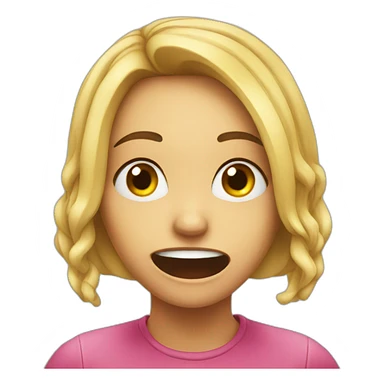 Organic chemistry girl scared sticker