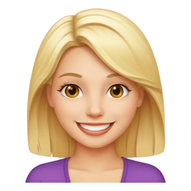 hot blondie  sticker