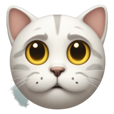 sad cat emoji sticker