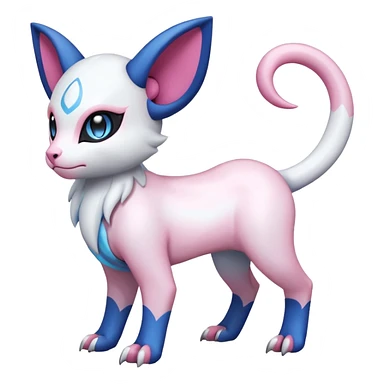 Absol-Lumineon-Skitty-Amauara-Fakémon-hybrid-creature (full body)  sticker