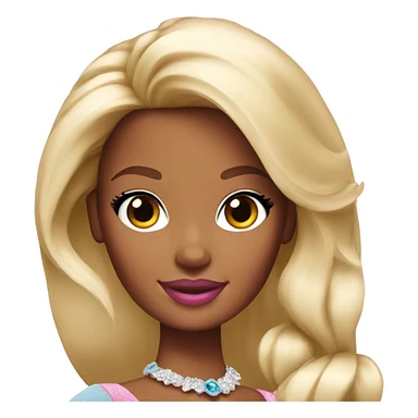 Barbie princess sticker