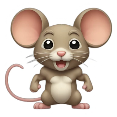 muscle mouse sticker