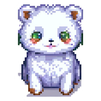 red cute animal sticker