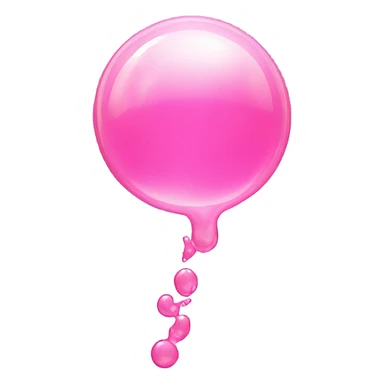 Bubble gum sticker