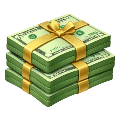 money on hand sticker