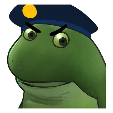 face saying wtf sticker