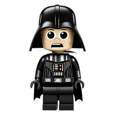 Lego Darth Vader’s seriously dusty disturbing disgusting ghostly haunted horror dream mansion  sticker