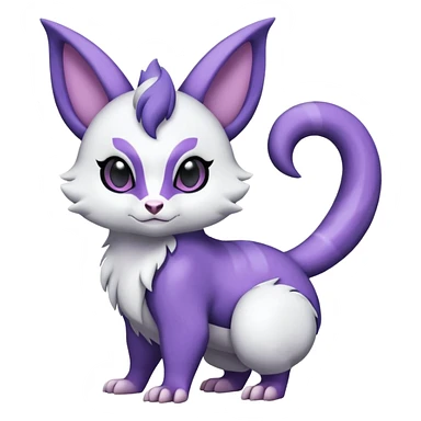 Shiny Furret-Absol-Noibat-Hybrid (Full body) sticker