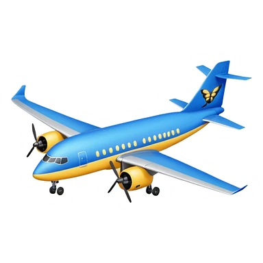 earliest bumblebee very slow flying wing airliner flying for the first time observation deck for passengers long quadruple winged lapis Anubis  sticker
