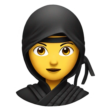 Ninja lady sticker