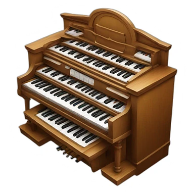 church organ sticker