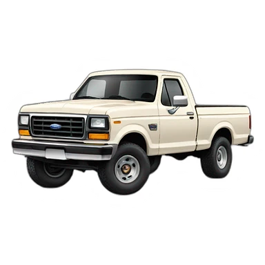 Cream 1987 F-150 sticker