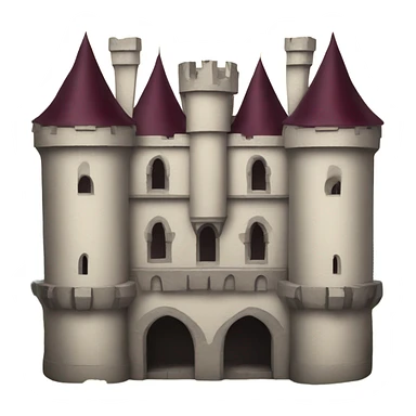burgundy vampire castle sticker