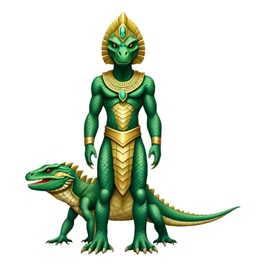 fullbody annunaki reptilian head sticker