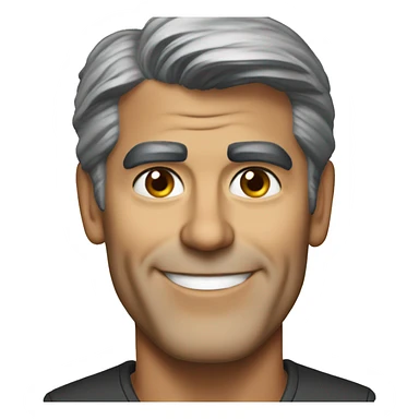 George Clooney sticker