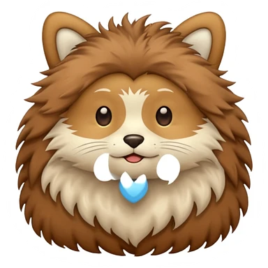 furry clothes sticker