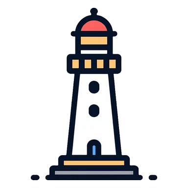lighthouse sticker