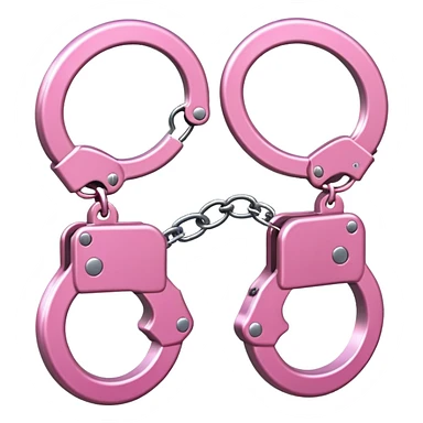 pink handcuffs  sticker
