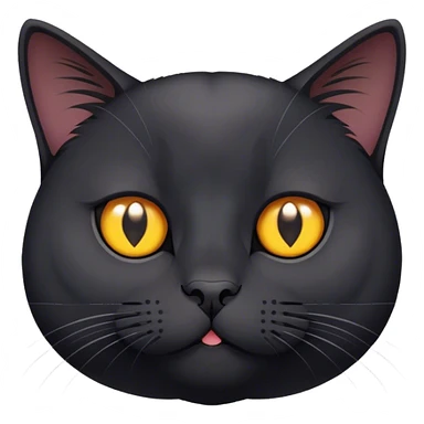 black British cat sticker