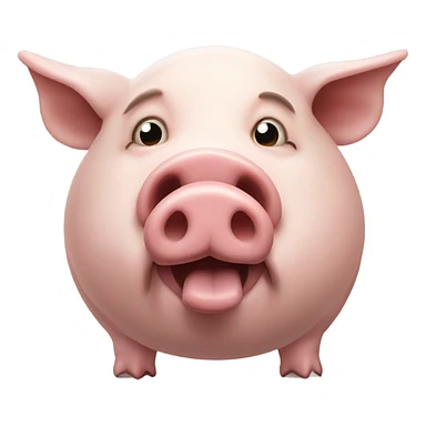 duck mixed with pig sticker