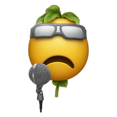 ROPOTE WITH A microphone sticker