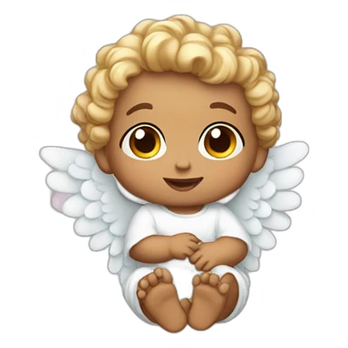 baby angel sticker
