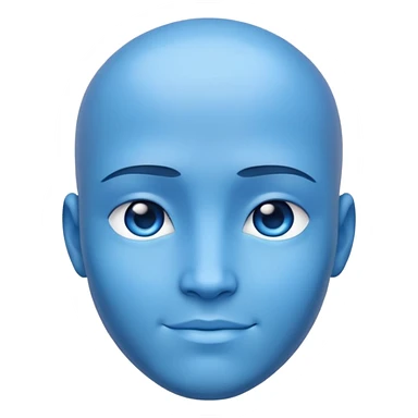 Blue avatar sticker