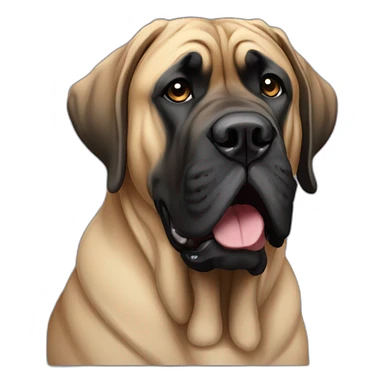 english mastiff sticker