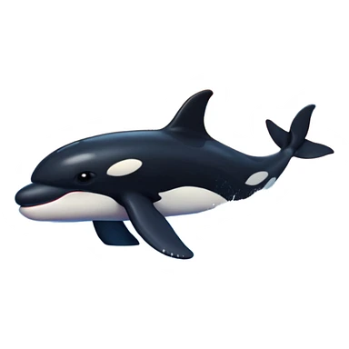 killer whale with Alaskan sunset sticker