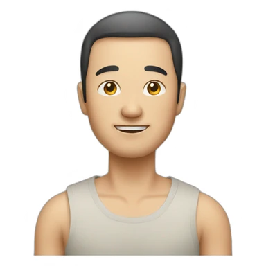 a man from china sticker