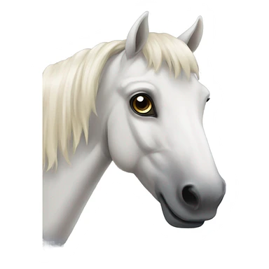 horse with a big head sticker