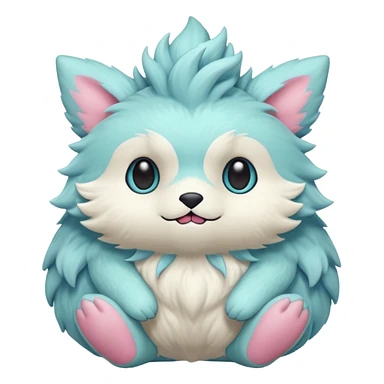 Pastel Fakémon-creature sticker