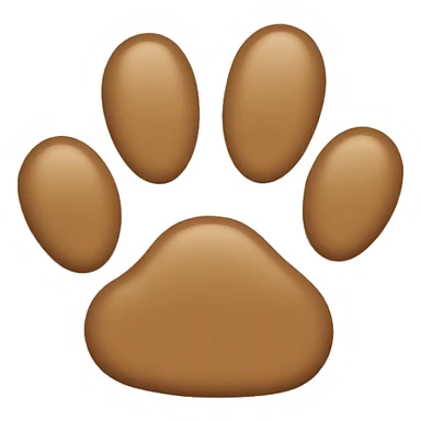 puppy paw print sticker